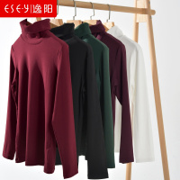 高领长袖打底衫2019春女毛衣上衣修身显瘦气质简约1804