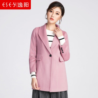 中长款羊毛一粒扣长袖毛呢子大衣上衣外套2018秋冬女装厚1234