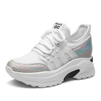 红蜻蜓女鞋2020春季新款真皮ins风老爹鞋韩版系带百搭板鞋运动鞋