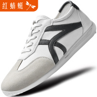 红蜻蜓男鞋春秋2021新款鞋子休闲运动鞋男复古慢跑阿甘旅游飞机头