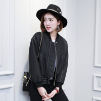 女款布纹皮绵羊皮时尚短裤皮衣外套