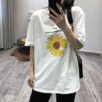 小雏菊ins超火纯棉短袖新款印花T恤女春夏宽松短袖上衣潮