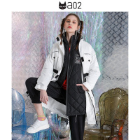 a02商场同款港风立领可拆内胆中长款风衣外套女D1T6EW131CT