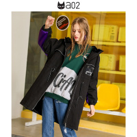 a02商场同款潮流bf风街头拼色收腰ins外套女D1T6D0121CT