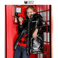 a02商场同款街头风光面印花短款羽绒服女D1T6D0411CT