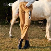 a02新款2020时尚字母刺绣印花休闲显瘦牛仔裤女DTV1A0481PN