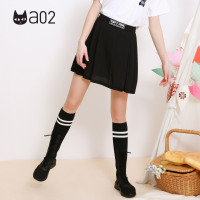 a02商场同款适合胯大腿粗的裙子潮流纯色百褶裙女D1U5A0341SK