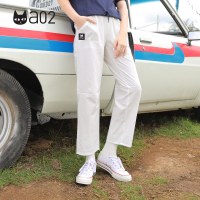 a02新款2020潮流简约宽松裤子薄款透气休闲裤女DTV2D0521PN