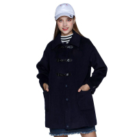 a02商场同款冬时尚个性口袋休闲毛呢大衣外套D1S6C0111CT