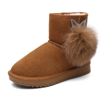 西瑞|SERENE 棉鞋女雪地靴女加绒加厚保暖短靴1216