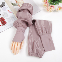 上海故事夏天薄款真丝手套女骑车骑行开车护臂冰丝紫外线防晒袖套