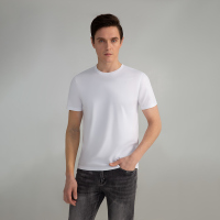 培羅蒙(Baromon) 短袖棉t恤男弹力冰感丝光男士T恤打底衫 T21608
