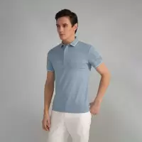 培羅蒙(Baromon)短袖男士POLO衫夏季新品青年商务休闲纯棉翻领修身上衣男T21609