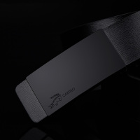 卡帝乐鳄鱼皮带男真皮平滑扣腰带男牛皮板扣裤带男青年商务休闲百搭板扣 DPB3SM61359EF