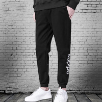 阿迪达斯男裤秋季针织运动休闲收腿小脚长裤BQ9090
