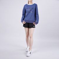 adidas阿迪达斯三叶草17年春季女子休闲套头衫BJ8293