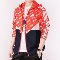 阿迪达斯三叶草外套秋季男子防风衣运动休闲透气夹克BR9496