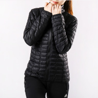 Adidas/阿迪达斯女子春季修身运动保暖棉服外套AX7150
