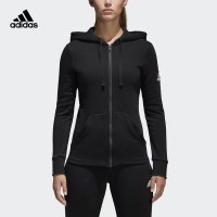 adidas阿迪达斯运动型格女子卫衣黑-S97085