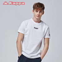 Kappa卡帕夏季男装休闲短袖圆领套头T恤-K0815TD67D-001