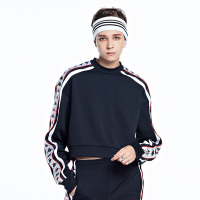 KAPPA/卡帕女子运动服秋款休闲圆领串标针织卫衣|K0762WT30