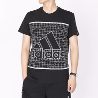 Adidas阿迪达斯短袖男子夏季运动休闲宽松透气T恤CD1096