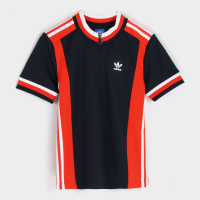 adidas阿迪达斯三叶草秋季女子骑行运动时尚针织短袖T恤BQ5756