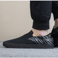 阿迪达斯男鞋夏季耐磨防滑一脚蹬低帮休闲帆布板鞋-DB1772