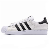 adidas阿迪达斯三叶草男鞋夏季金典贝壳头休闲板鞋CM8077
