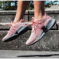 阿迪达斯女鞋秋季Alphabounce减震透气轻便跑步鞋CG5591