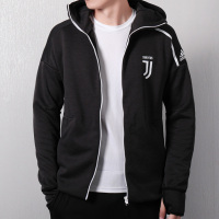 阿迪达斯秋季男装连帽足球服运动服保暖夹克外套DS8856