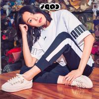 Platform刘雯同款厚底松糕板鞋-36673201