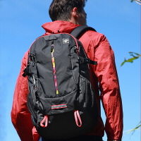 探路者男包女包秋冬户外露营旅行双肩包ZEBF80704-G01X