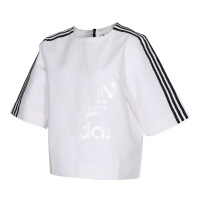 ADIDAS阿迪达斯三叶T恤女子宽松透气圆领舒适短袖CD6905