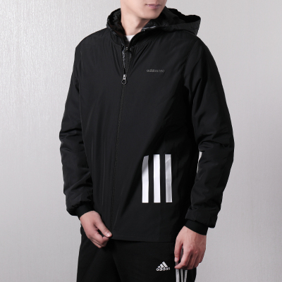 ADIDAS阿迪达斯运动休闲冬季男子外套保暖舒适棉服DM2196