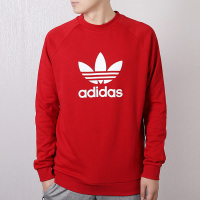 阿迪达斯三叶男装春季运动服圆领卫衣休闲套头衫DX3615