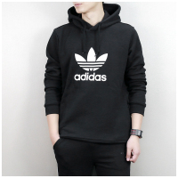 阿迪达斯男上衣春季运动休闲连帽卫衣套头衫CW1240