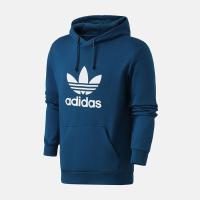 adidas阿迪达斯三叶男运动休闲logo款连帽卫衣DV1504