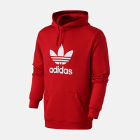 adidas阿迪达斯三叶男装男运动休闲红色卫衣DX3614