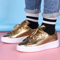 PUMA/彪马女鞋冬季厚底松糕鞋复古休闲鞋轻便运动板鞋366687