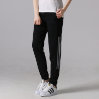 阿迪达斯NEO运动裤女子针织透气收口裤运动训练长裤-DM2054