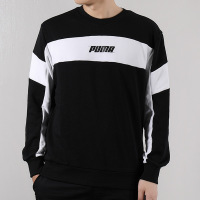 PUMA彪马男装春季休闲运动服圆领卫衣套头衫844140-01