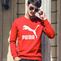 PUMA彪马男装春季运动跑步训练休闲圆领卫衣套头衫579069