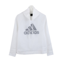 阿迪达斯卫衣女年秋季舒适保暖防风连帽休闲套头衫DDT2359