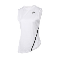 NIKE(耐克)女子运动休闲舒适圆领短袖T恤855962-100