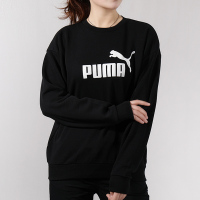 PUMA彪马女卫衣2019春季新款圆领运动服上衣休闲套头衫844644-01