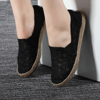 Skechers斯凯奇女鞋 2019夏季新款一脚穿舒适单鞋蕾丝帆布休闲鞋66666184