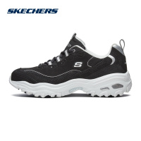 Skechers斯凯奇男鞋D'LITES透气增高小白鞋熊猫鞋老爹鞋 666090