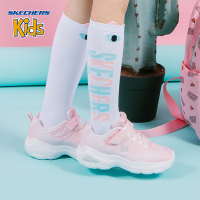 Skechers斯凯奇女童2018新款魔术贴舒适防滑缓震气垫运动鞋80665L