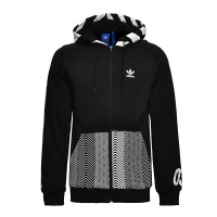 阿迪达斯adidas三叶草男装针织夹克-BQ0901